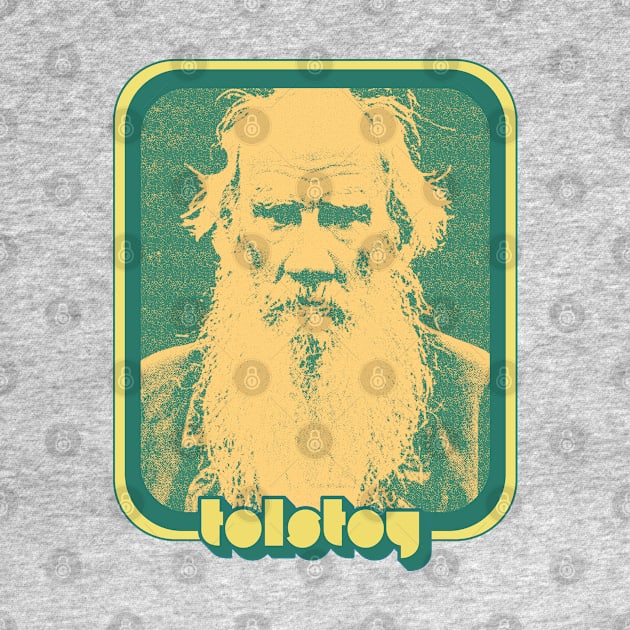 Leo Tolstoy // Retro Aesthetic Fan Art by DankFutura